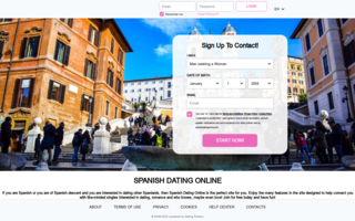 Spanish Dating Online Homepage Image